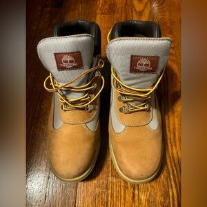 Timberland Men's Brown and Gray Boots